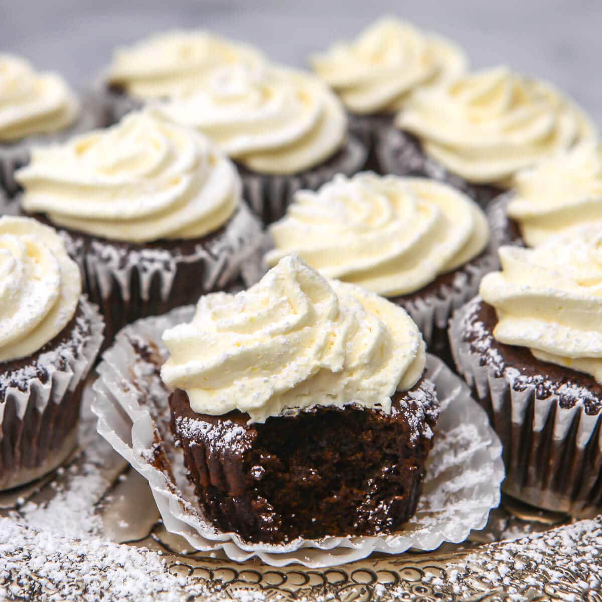 Vegan Gingerbread Cupcakes The Hidden Veggies