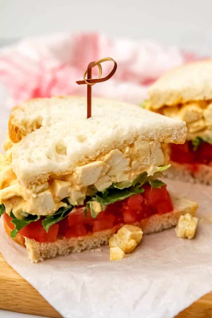 Tofu Egg Salad Sandwich The Hidden Veggies