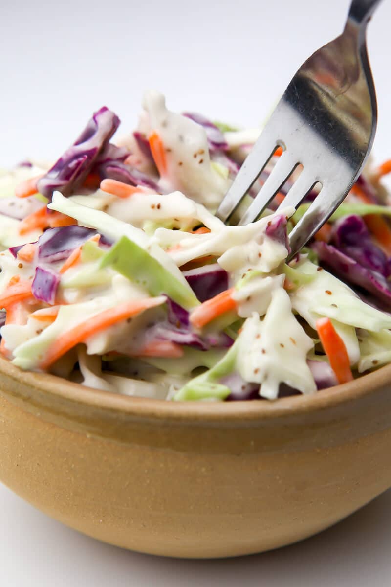 vegan coleslaw recipe uk