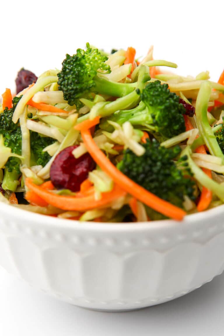 Vegan Broccoli Salad with Cranberries The Hidden Veggies