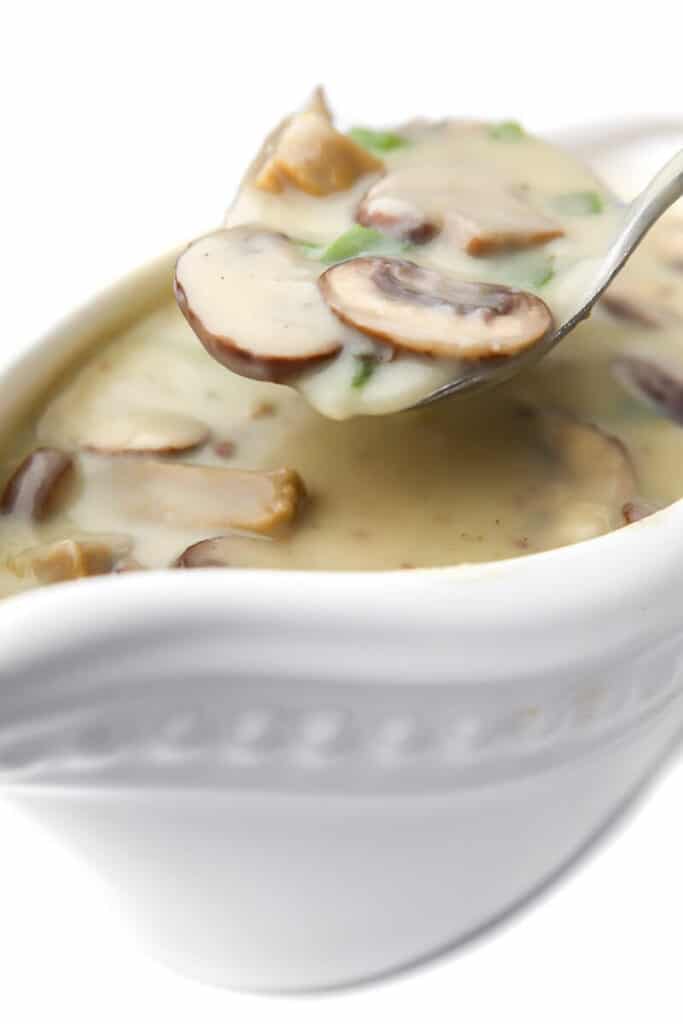 Vegan Chicken a la King (White Gravy) The Hidden Veggies