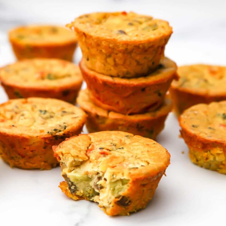 Vegan Egg Muffins (Mini Chickpea Frittatas) The Hidden Veggies