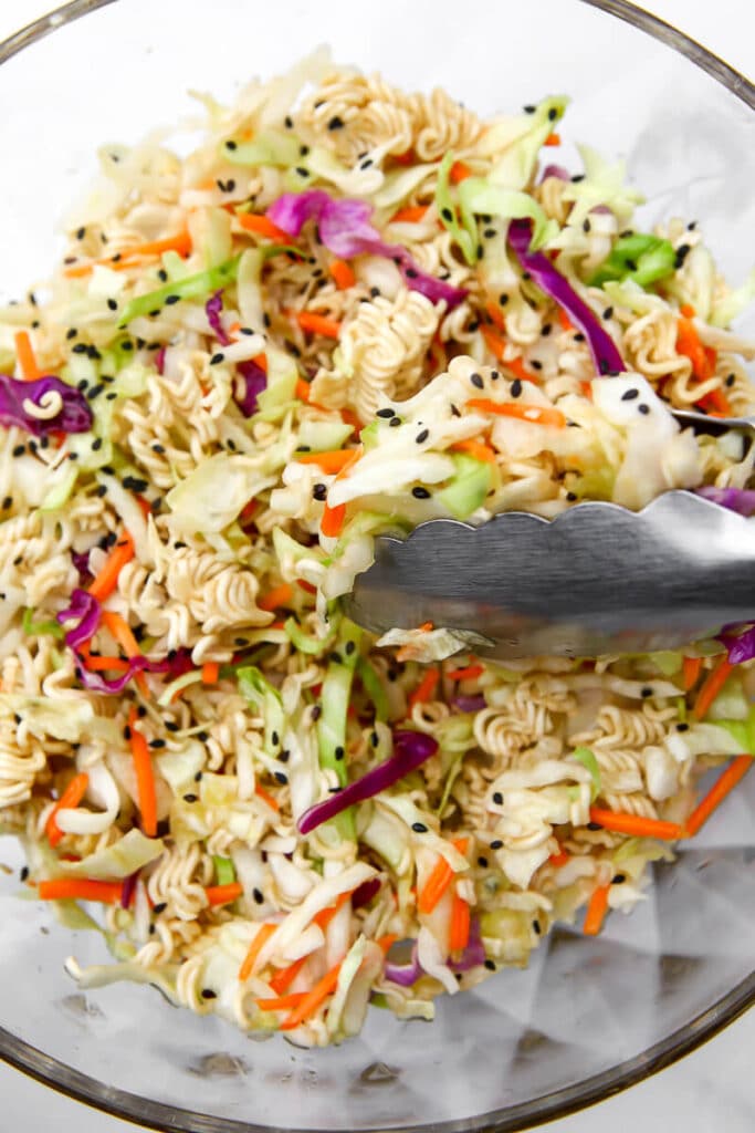 Vegan Ramen Noodle Salad - The Hidden Veggies