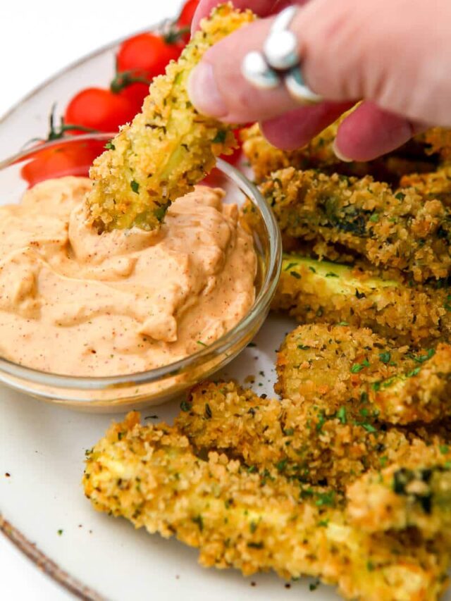 Crispy Vegan Zucchini Fries The Hidden Veggies