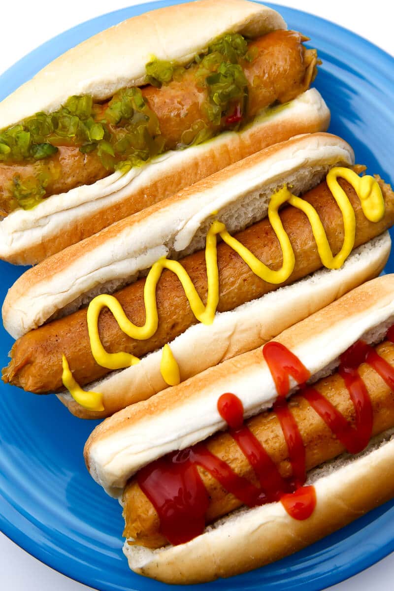 how are veggie dogs made