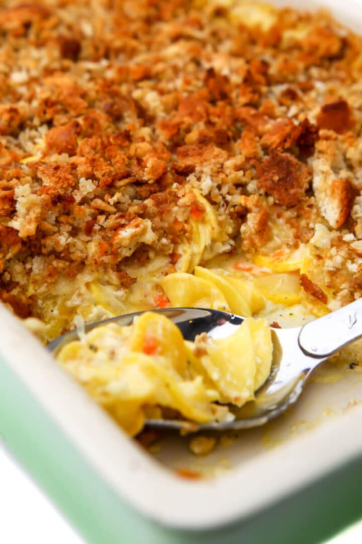 Vegan Squash Casserole The Hidden Veggies