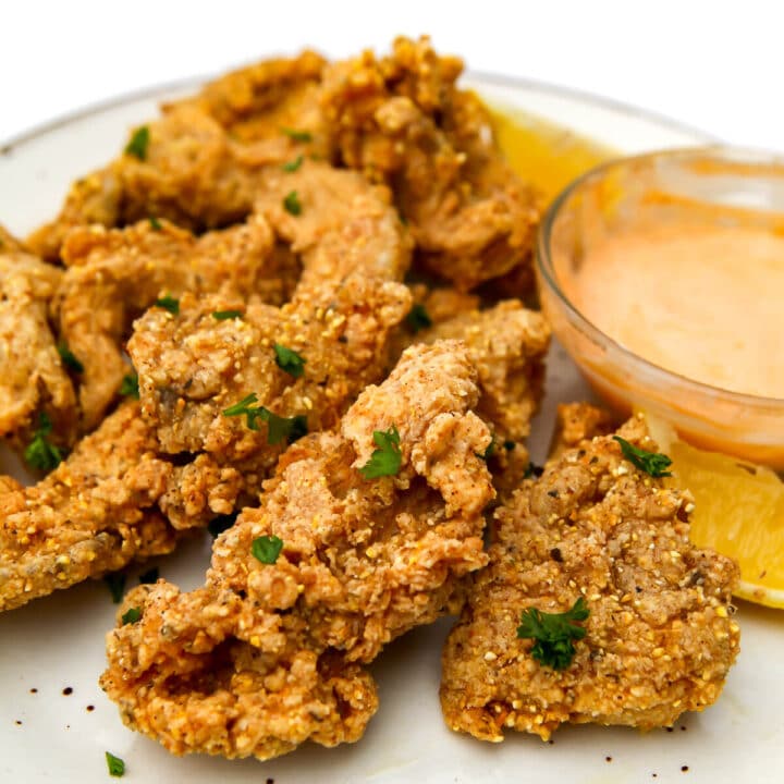 Fried Oyster Mushrooms - The Hidden Veggies