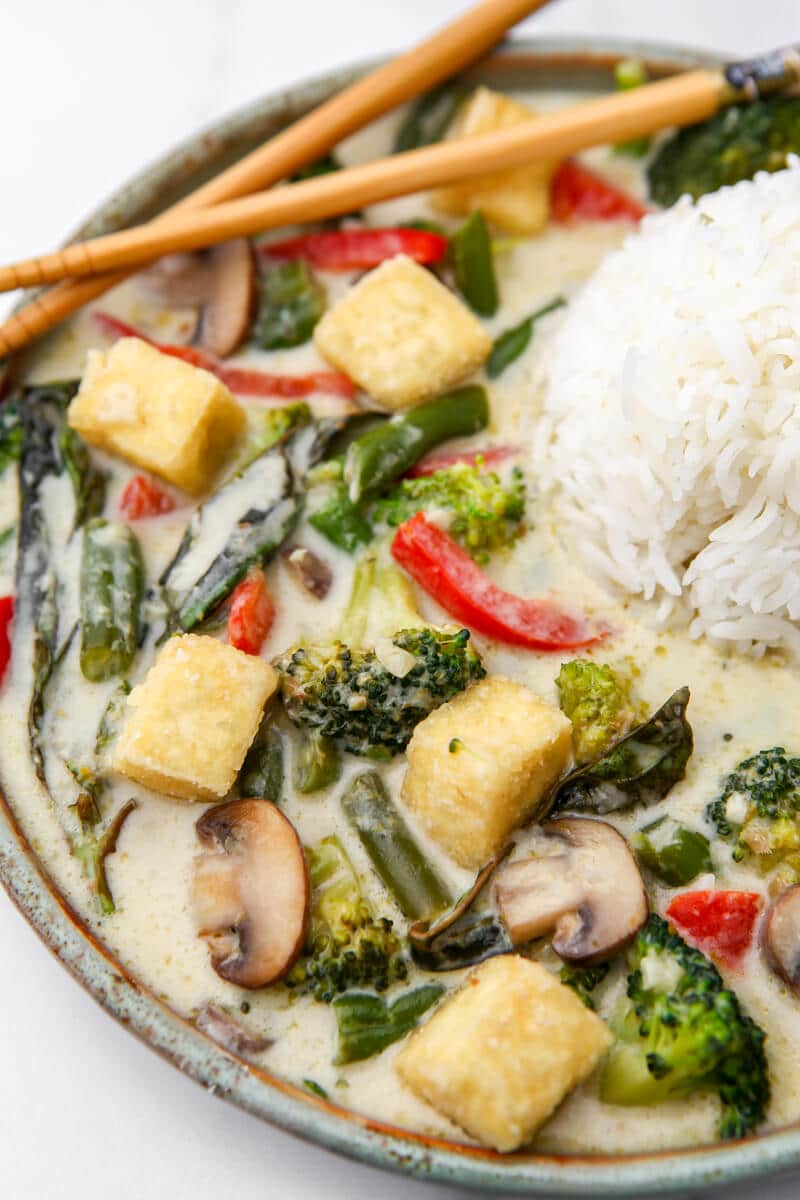 Tofu best sale green curry