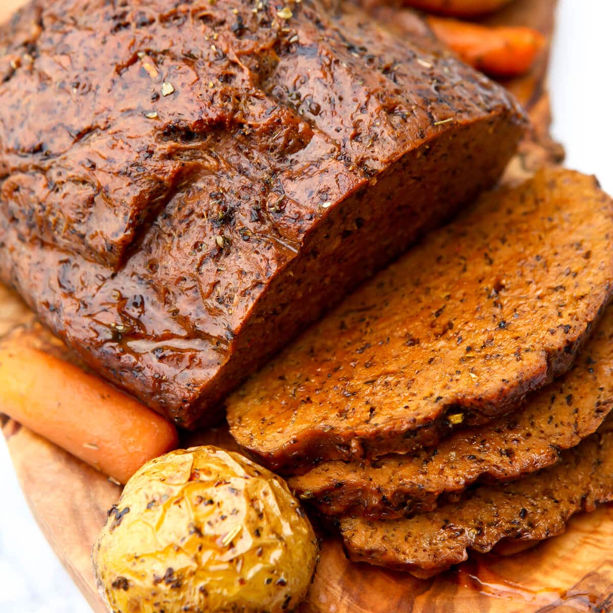 Vegan beef patty