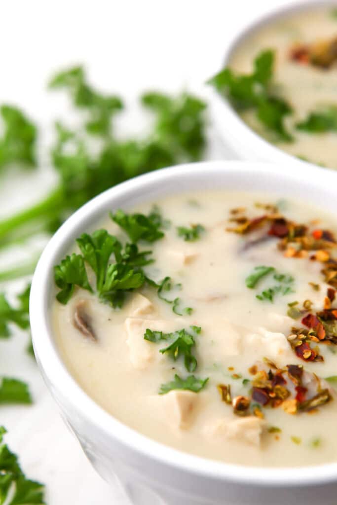 Vegan Cream of Chicken Soup - The Hidden Veggies