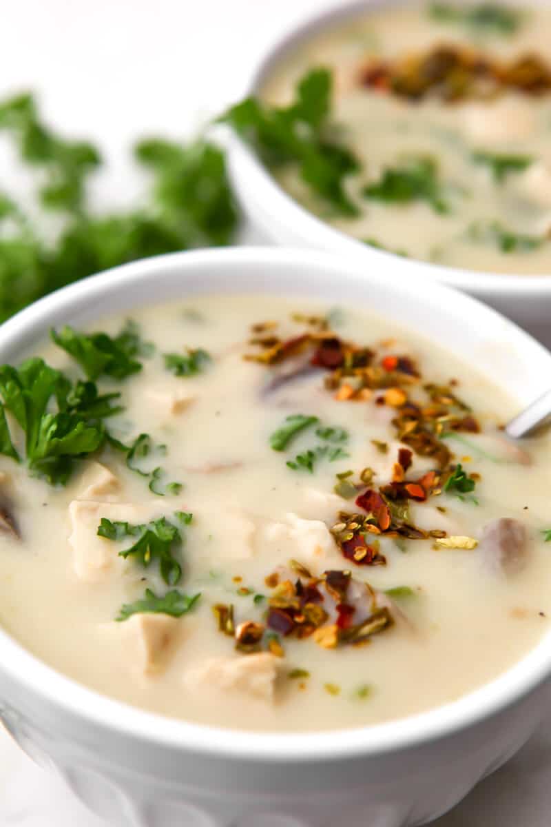 Vegan Cream of Chicken Soup - The Hidden Veggies