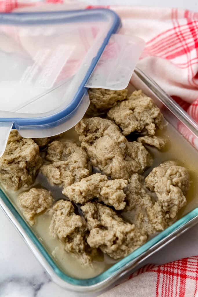 Quick and Easy Seitan Recipe (Seitan Chunks) The Hidden Veggies