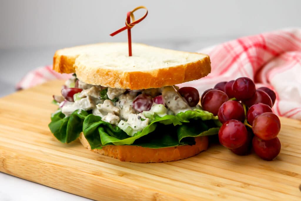 Vegan Chicken Salad Sandwich The Hidden Veggies