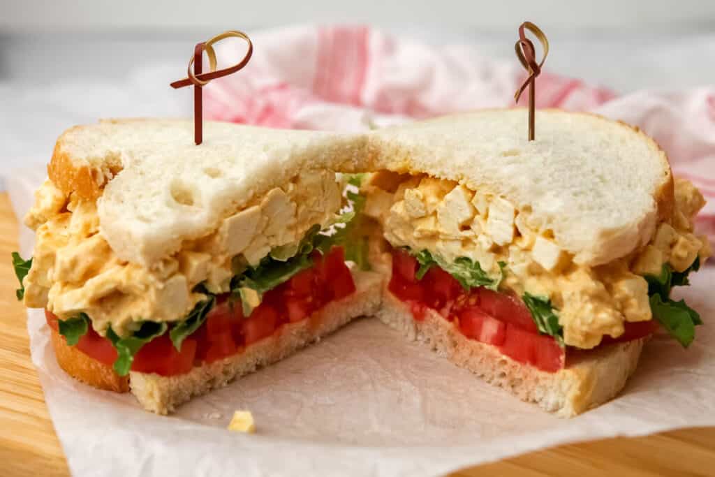 Tofu Egg Salad Sandwich The Hidden Veggies