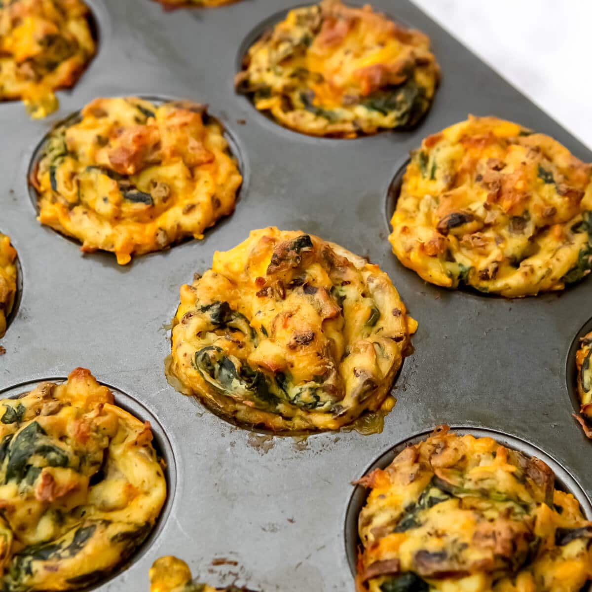 Savory Vegan Muffins (Tofu Muffins) - The Hidden Veggies