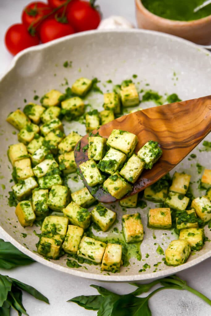 Pesto Tofu The Hidden Veggies
