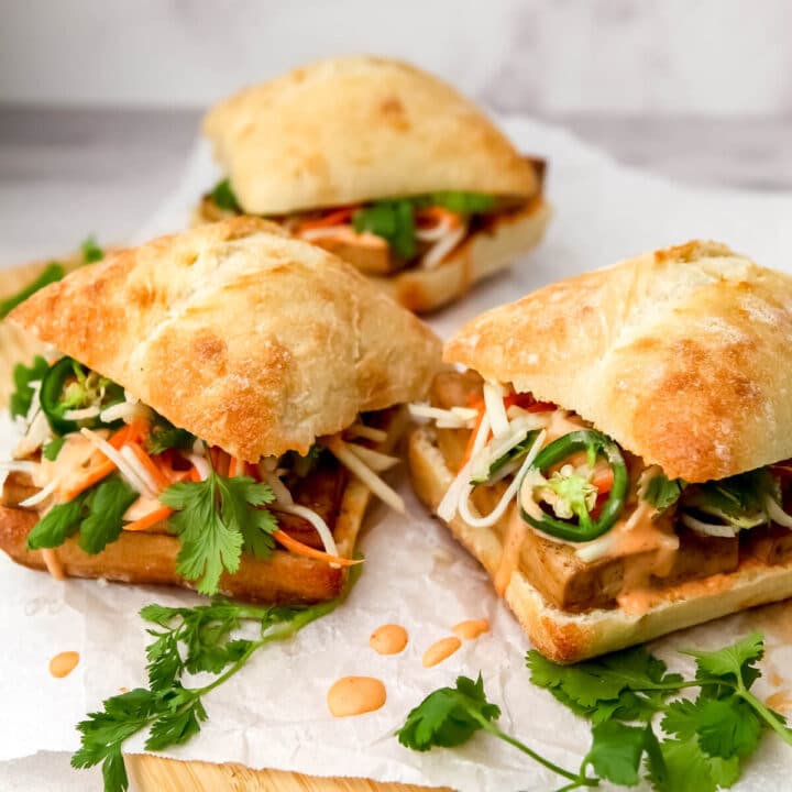 Tofu Banh Mi Sandwich The Hidden Veggies