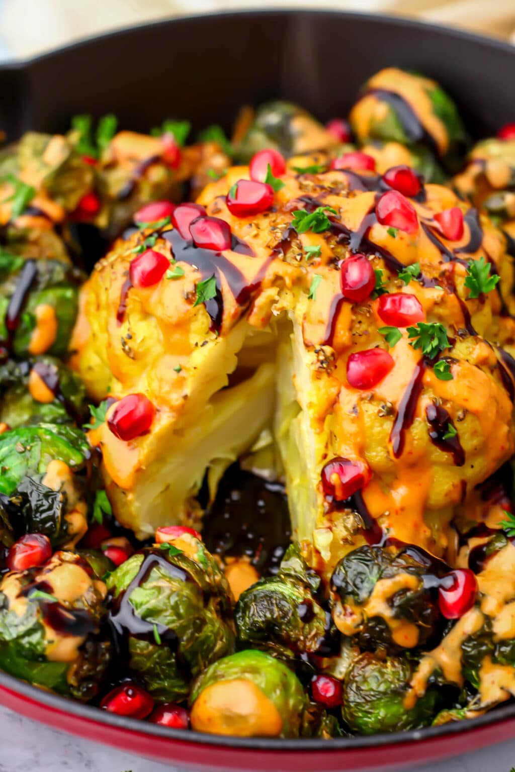 Whole Roasted Cauliflower The Hidden Veggies
