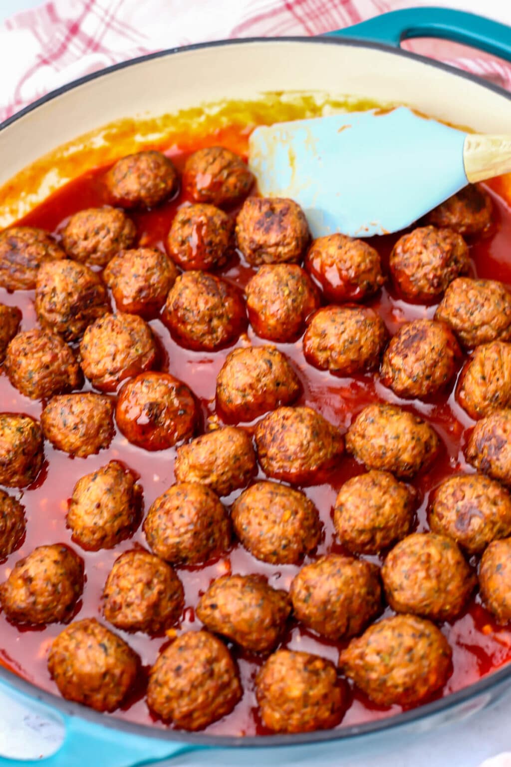 Vegan Meatball Sauce (Sweet and Spicy) The Hidden Veggies