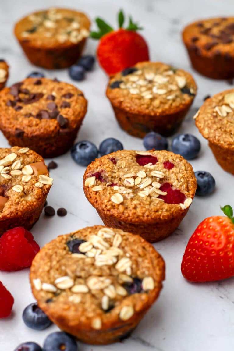 Blender Oatmeal (Baked Oatmeal Cups) The Hidden Veggies