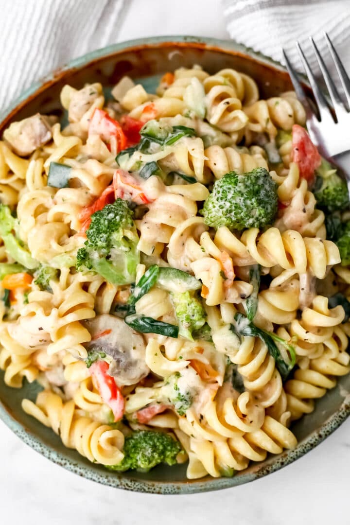 Creamy Veggie Pasta - The Hidden Veggies