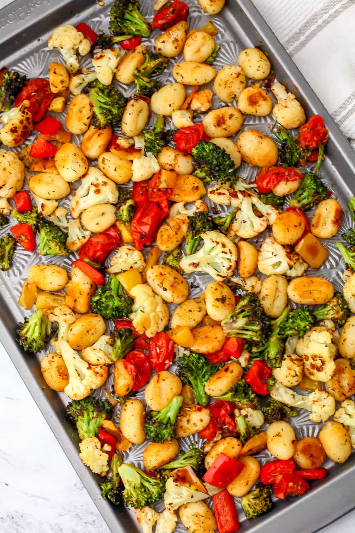 Vegan Sheet Pan Gnocchi - The Hidden Veggies