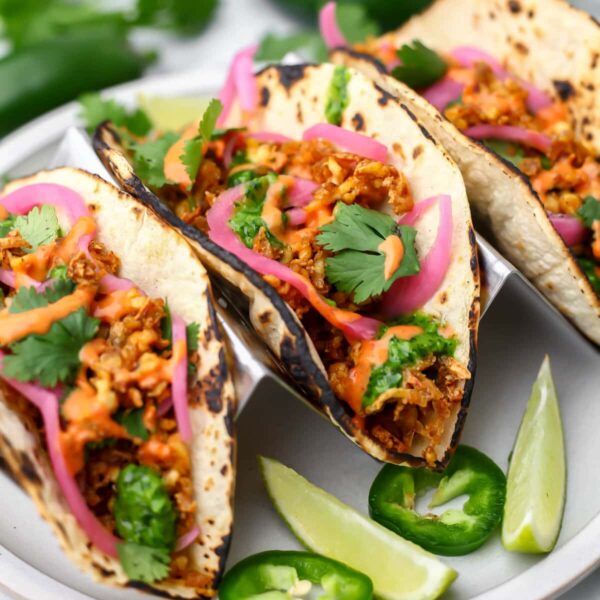 Shredded Tofu Tacos - The Hidden Veggies