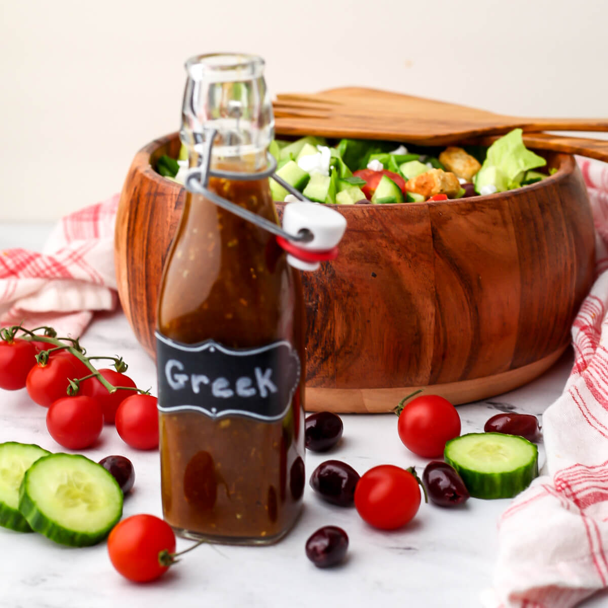 greek dressing no red wine vinegar Homemade Greek Dressing